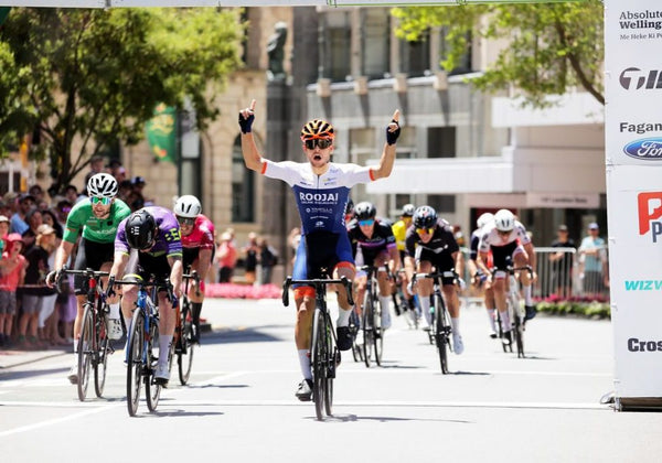 Lucas Carstensen the winner of New Zealand cycling classic 2023 stage 5
